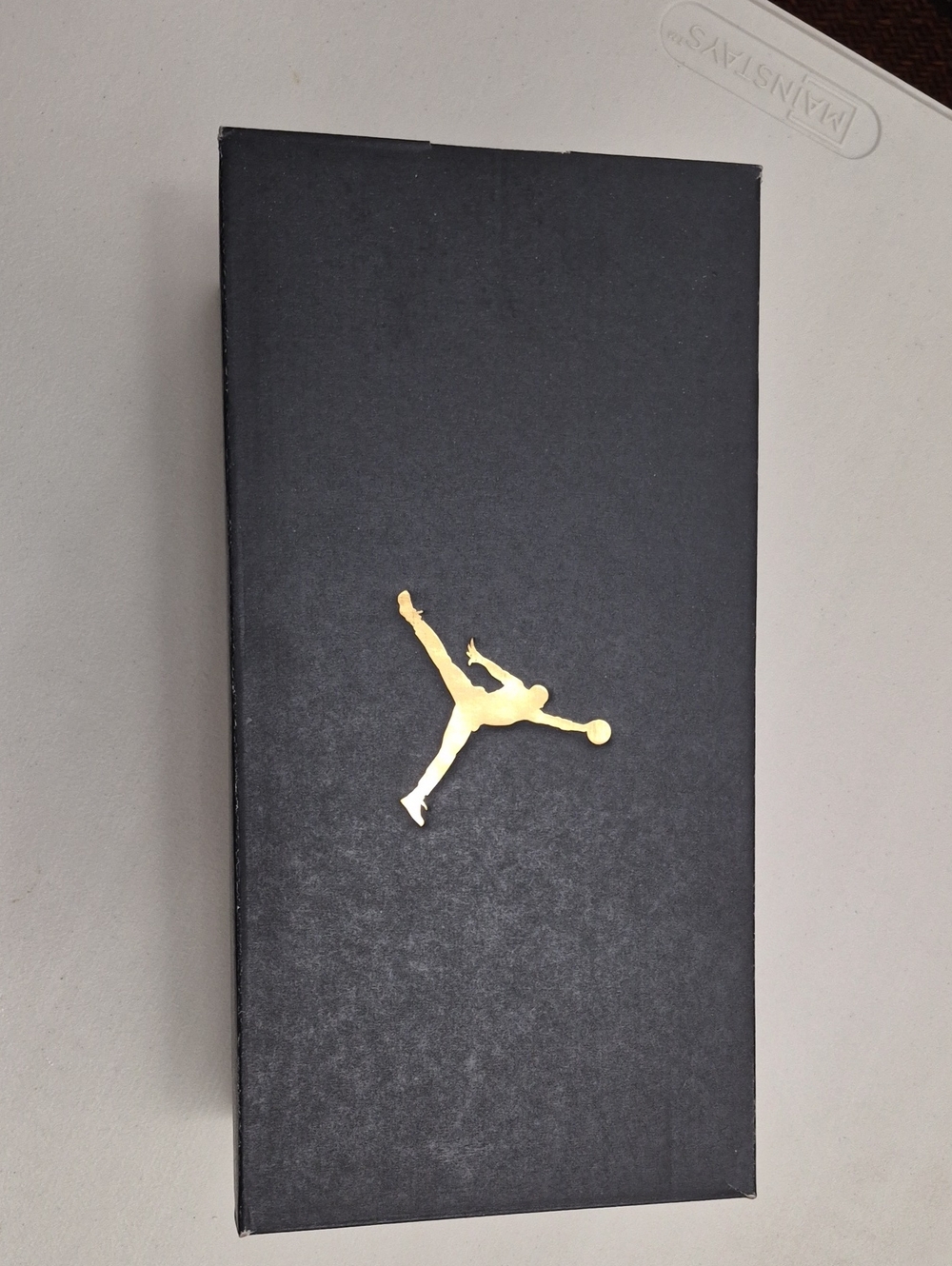 Jordan Black Box with Gold Jumpman Logo (Box Only)